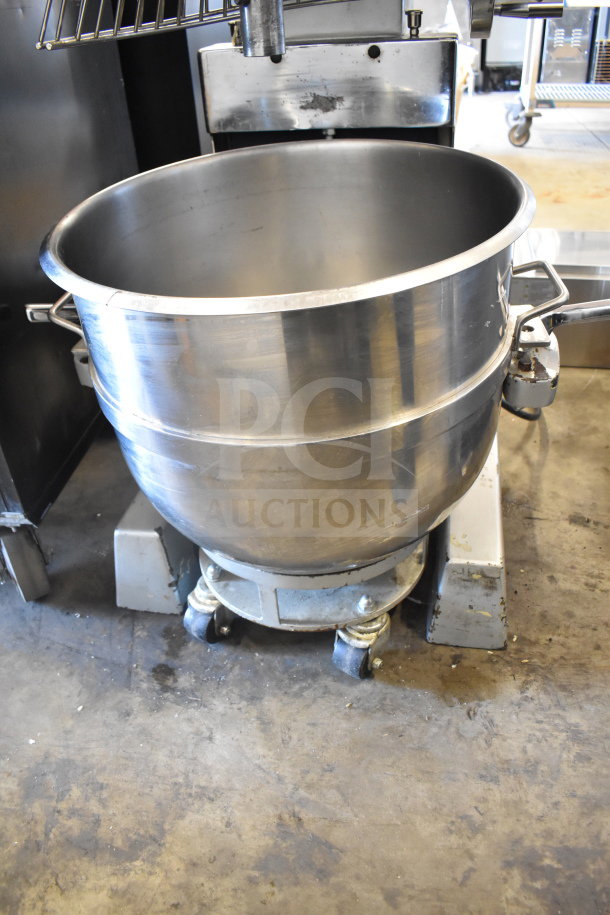 2022 Precision Mixer HD-60, 60 Quart, planetary dough mixer with bowl, bowl guard, dough hook, and dolly. 220V, 3 Phase.