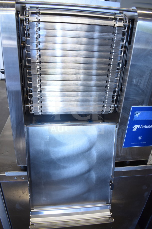 2021 AJ Antunes BKT-2V commercial countertop vertical contact toaster, stainless steel, 200-240 volts, 1 phase.