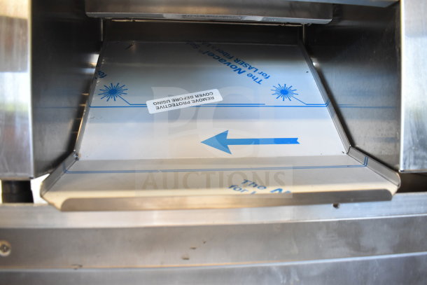 2021 AJ Antunes BKT-2V vertical contact toaster, stainless steel, visible protective cover, 200-240V, 1 phase.