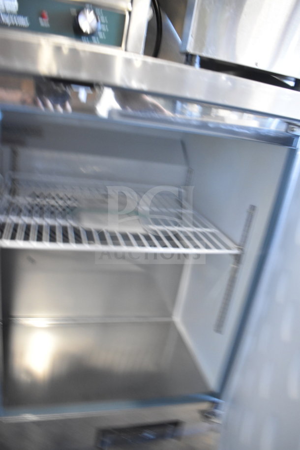 Arctic Air AUC48RZ Commercial 2 Door Undercounter Cooler, 115 Volts, 1 Phase. Clean interior, stainless steel exterior.