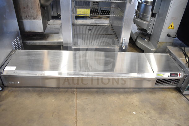 Turbo Air CTST-1800-13-N E-Line Countertop Refrigerated Prep Rail, stainless steel, 115V, 1 Phase, excellent condition.