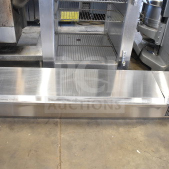 Turbo Air CTST-1800-13-N E-Line Countertop Refrigerated Prep Rail, stainless steel, 115V, 1 Phase, excellent condition.