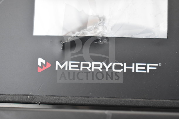 Merrychef eikon e1s countertop oven, brand logo visible. Model: eikon e1s. Electric, 208/240V, 1 Phase.
