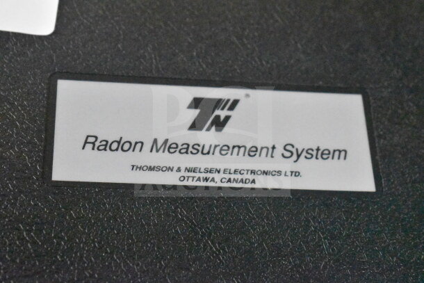 Radon Measurement System by Thomson & Nielsen Electronics Ltd., Ottawa, Canada. Includes Radon WL Meter and Data Recorder.