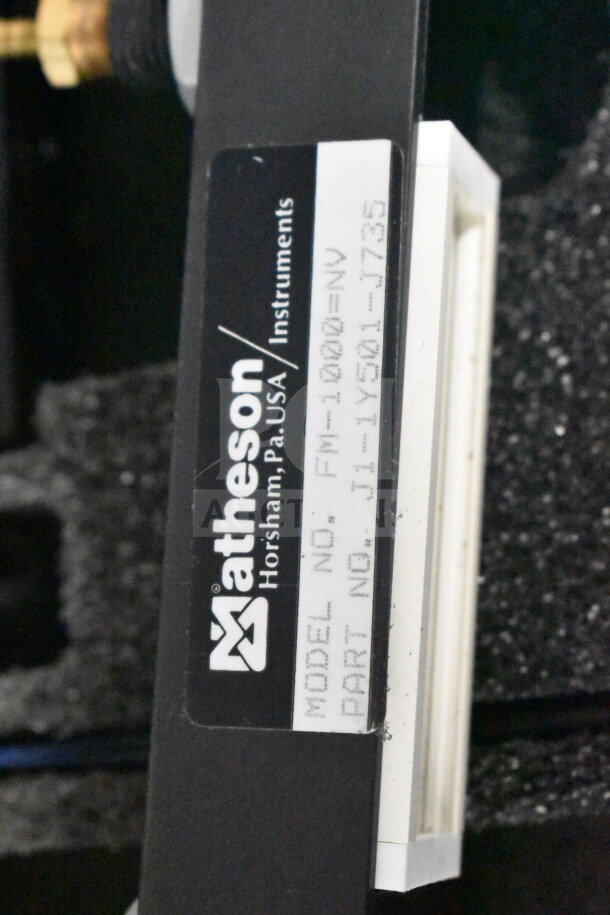 Matheson Radon Measurement System, model FM-1000-NV. Includes Radon WL Meter and Data Recorder. Part No. J11Y501-7735.