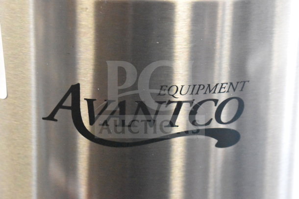 Brand new Avantco 177RWB60 60 Cup Electric Rice Warmer, 120V, scratch and dent condition. Visible Avantco logo.