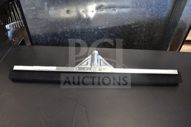 2 brand new Carlisle Flo-Pac 22" black double foam floor squeegee with metal frame.