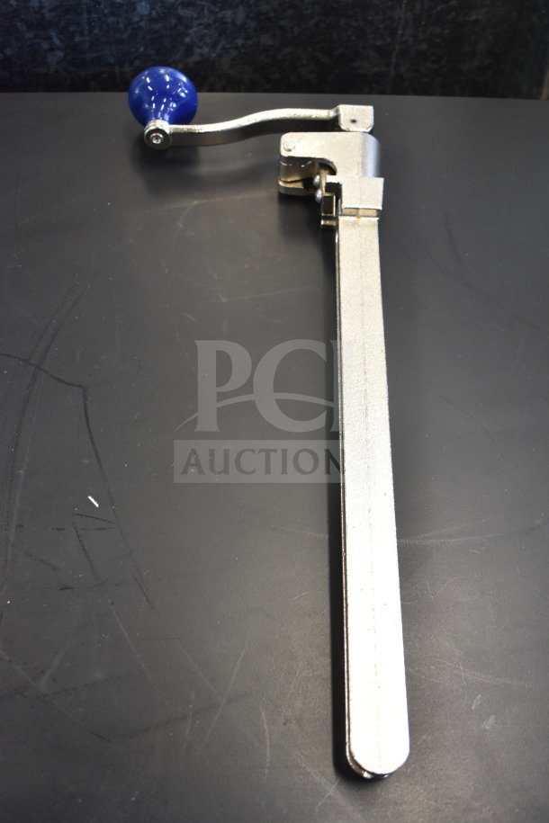 BRAND NEW Edlund 12000 Old Reliable #2 Manual Can Opener, silver with blue handle, scratch and dent condition.