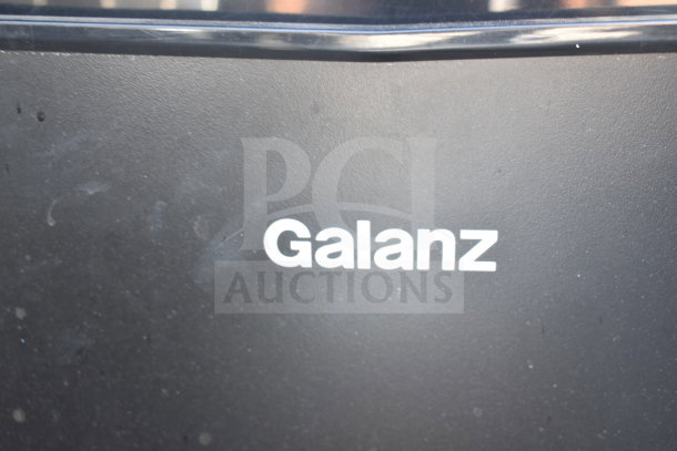 Seven mini coolers, including Galanz and Hisense, 120 volts, 1 phase. Features logos and durable black finish.