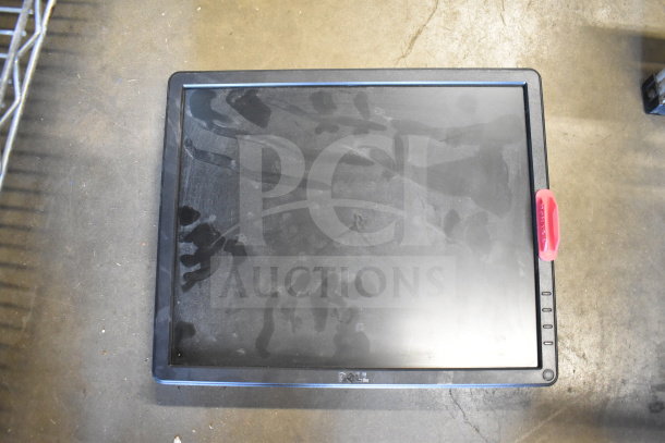 Two Dell monitors, models SE2425HMf and E1715S, in used condition, with visible signs of wear.