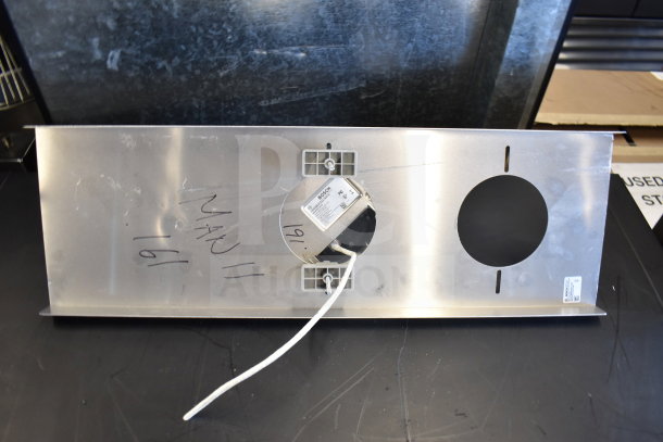 10 Dome Security Cameras, Bosch brand. Metal panel with cutouts, wiring visible. "MANU 161" marking.