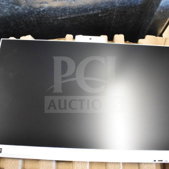 Acer C24B Series computer monitor with AMD Ryzen and HDMI labels, in packaging, no visible damage. Keyboard included.