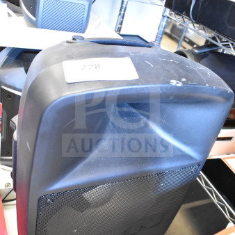 Ion Pro Glow 1500 speaker in black, store display model. Features include a sleek design and durable mesh grille. Tag reads "228."