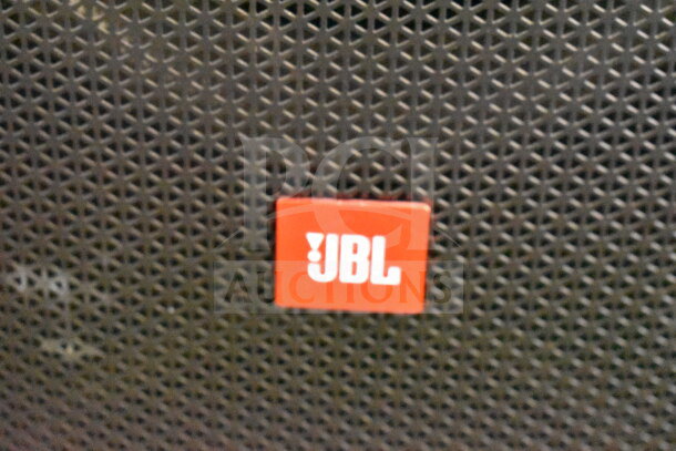 JBL Partybox 310 Speaker store display, black grille, red JBL logo prominent, excellent condition.