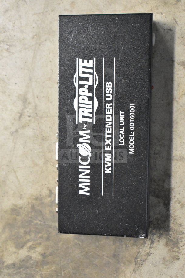 Tripp-Lite Minicom KVM Extender USB, model 0DT60001, black casing, local unit, used condition.