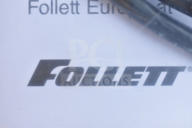 Follett logo on a document for the 2026 Follett 15CI114A-IW-NF-ST-00 ice maker and water dispenser.