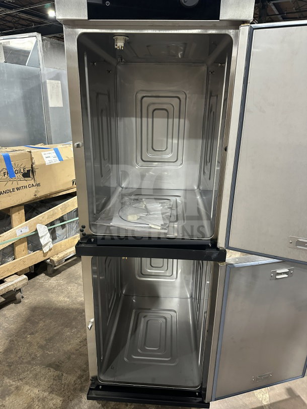 BRAND NEW Alto-Shaam Halo Heat Series stainless steel Cook-N-Hold oven, Model 1200-TH, electric, half door, full height.