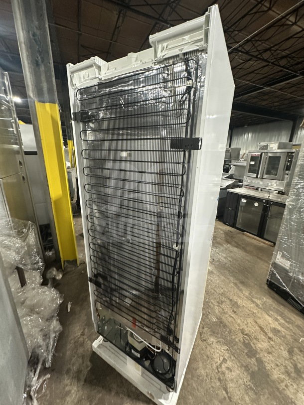 Liebherr GRB23W1HFC commercial refrigerator, brand new, electric, single door, digital controls, chrome rack, model SN: 838215126.