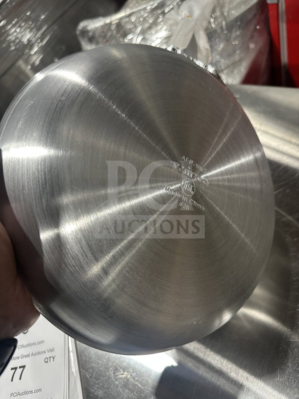 BRAND NEW Winco-Winware 10" Stainless Steel Non-Stick Fry Pan, Model AFP-0NS, commercial quality, made in China.