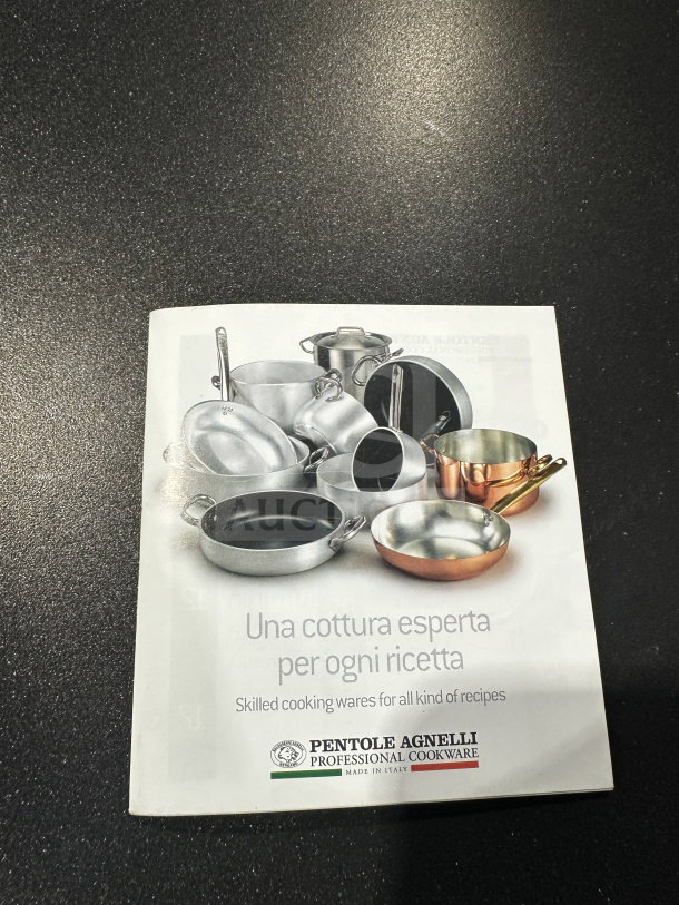 Brand new Winco 10" stainless steel non-stick fry pan, model AFP0NS, serial 812944003012. Majestic Quantum coating.