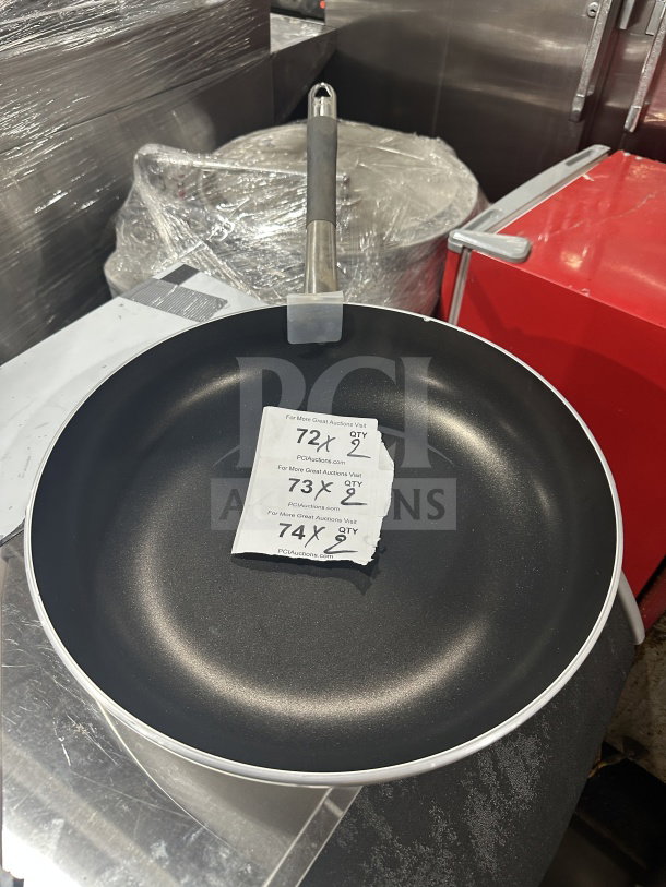 Winco-Winware 10" commercial stainless steel Majestic Quantum non-stick fry pan, model AFP0NS, brand new condition.