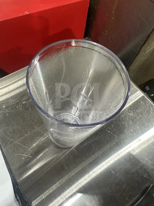 Pepsi 24 oz. clear pebbled tumbler, model 6624-1-CP, brand new condition, commercial use.