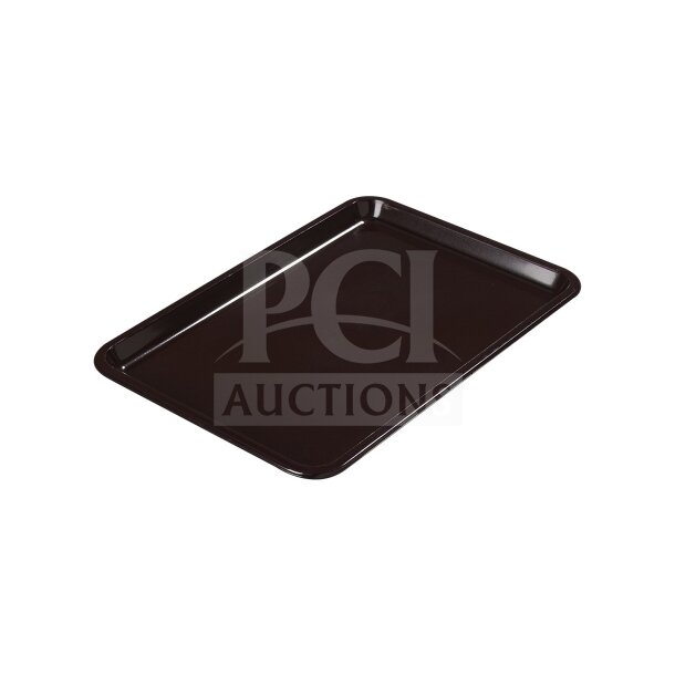 Brand new Carlisle 302203 black standard tip tray, commercial grade, 36 units per box, pristine condition.