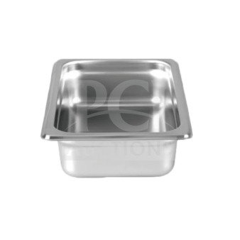 Brand new Thunder Group stainless steel steam table pan, model STPA3142, commercial grade, sleek design.