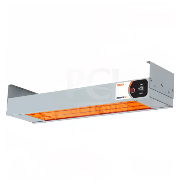 Brand new Nemco 48" stainless steel infrared strip warmer, model 61580-48, with built-in toggle control, 120V, 1 phase.