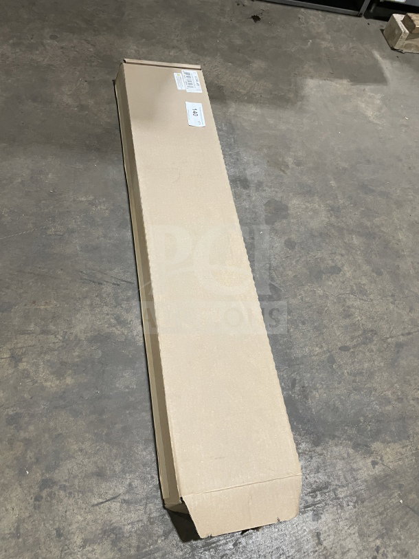 Brand new Nemco 48" stainless steel infrared strip warmer in sealed box. Model 61580-48. Includes toggle control.