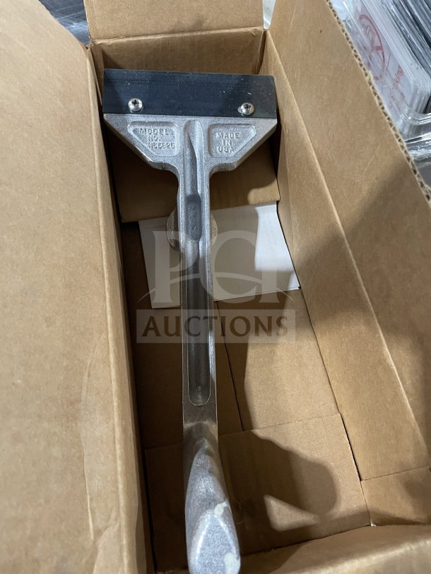 Nemco Easy Grill Scraper N55825, heavy-duty, new in box, made in USA, model number visible on handle.