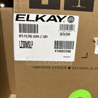Elkay LZS8WSLP Hydration Station, brand new, light gray granite, stainless steel, touchless, model LZS8WSLP, 115V.