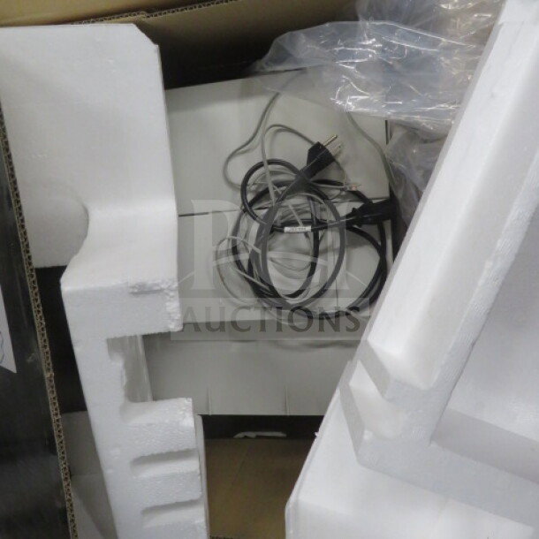 Canon MF656Cdw All-In-One Laser Printer in packaging with cables. New condition. Model: MF656Cdw. Price: $486.99.