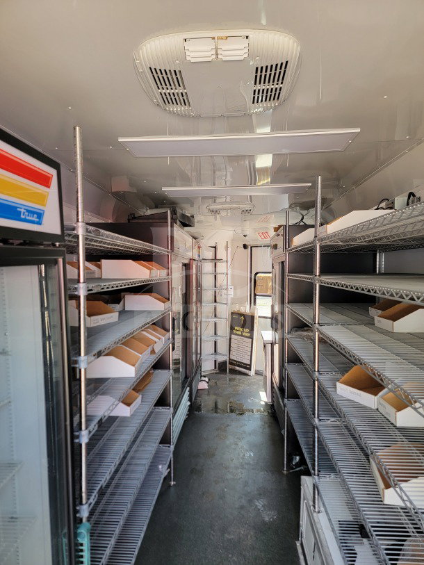 LOT #3 2021 SDG 20 Mobile Kitchen Trailer, 8.5' x 20', dual-axle, CaptiveAire hood, True refrigeration, pristine condition.