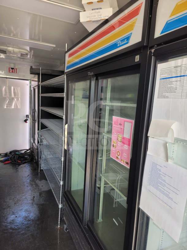 2021 SDG 8.5' x 20' mobile trailer, True Refrigeration Suite, double-axle, 120/208V 3-Phase. Clean interior.