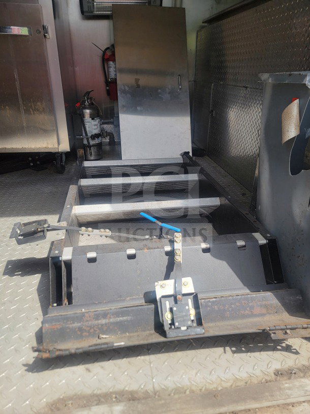 2021 Titanium Cargo 8.5' x 24' mobile QSR kitchen trailer interior showing ventilation and cold infrastructure features.