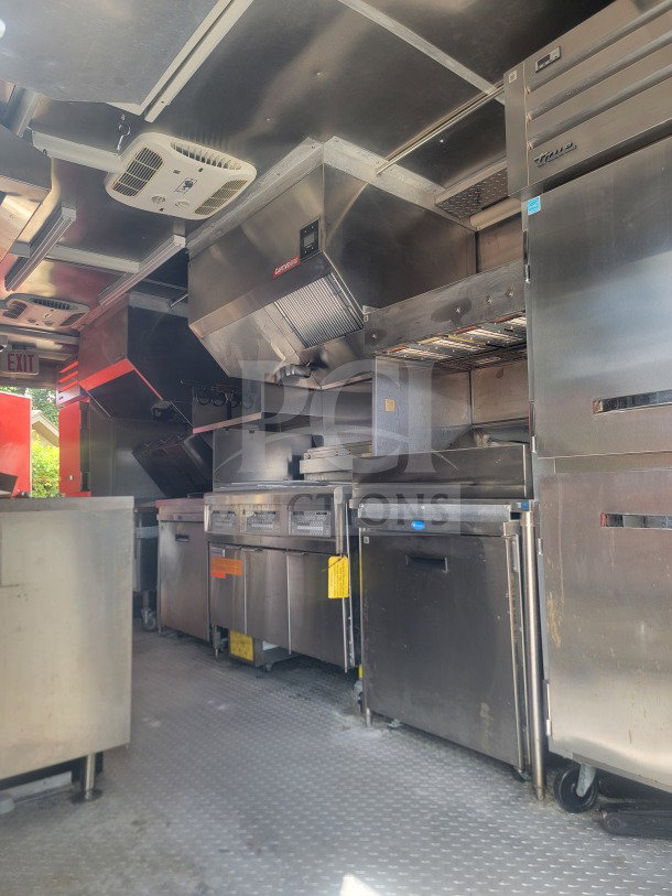 TITANIUM CARGO 2021 Mobile QSR Kitchen Trailer, 8.5' x 24', CaptiveAire ventilation, True & Randell cold units, clean condition.