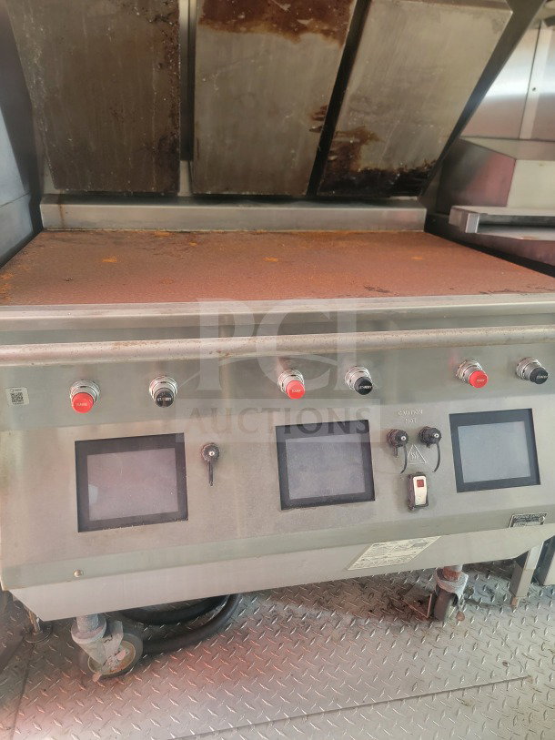 TITANIUM CARGO 2021 8.5' x 24' mobile QSR kitchen trailer with CaptiveAire ventilation, True & Randell cold infrastructure.
