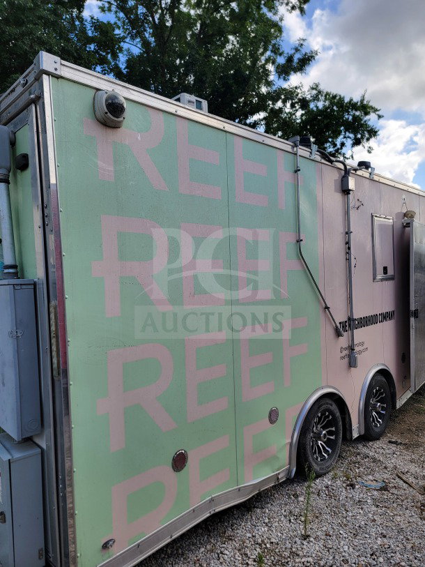 2021 Forest River 8.5' x 24' Tandem-Axle Mobile Kitchen Trailer with branding, Royal Range cooking suite, Arctic Air refrigeration.