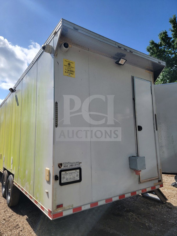 2021 SDG 8.5' x 26' tandem-axle trailer with logistics setup, Turbo Air & Blueair refrigeration. VIN: 4S9S1EJ27MW364475.