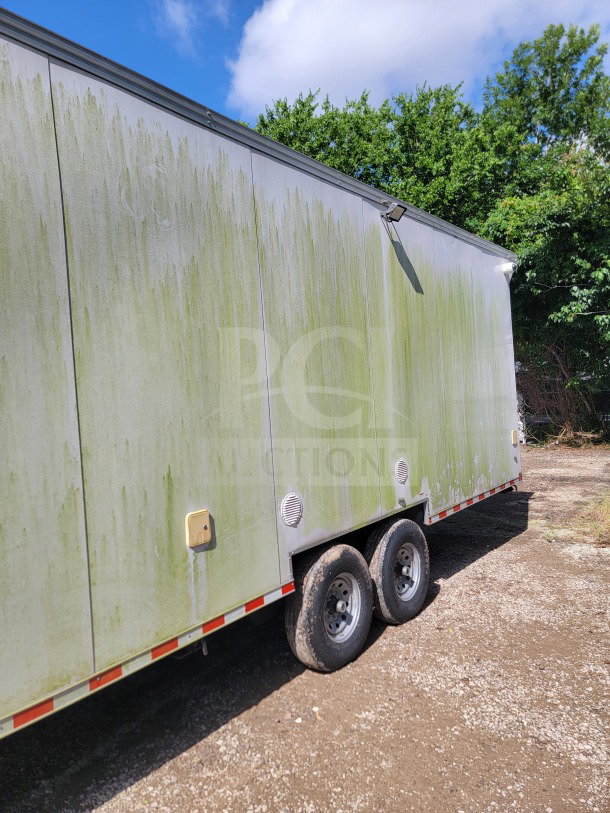 LOX #13: 2021 SDG 8.5' x 26' Tandem-Axle Trailer, logistics config, Turbo Air & Blueair suite, visible exterior wear.