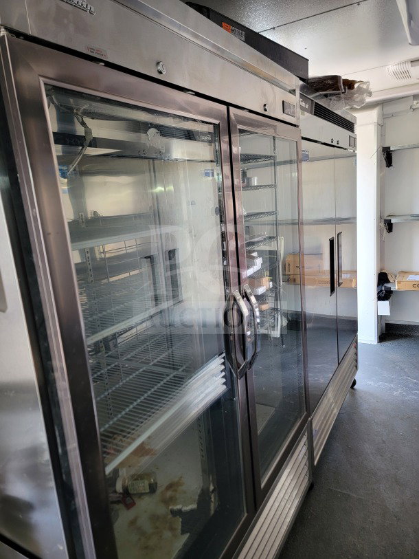 Interior of 2021 SDG model 26 trailer with Turbo Air & Blueair refrigeration units, logistics configuration.