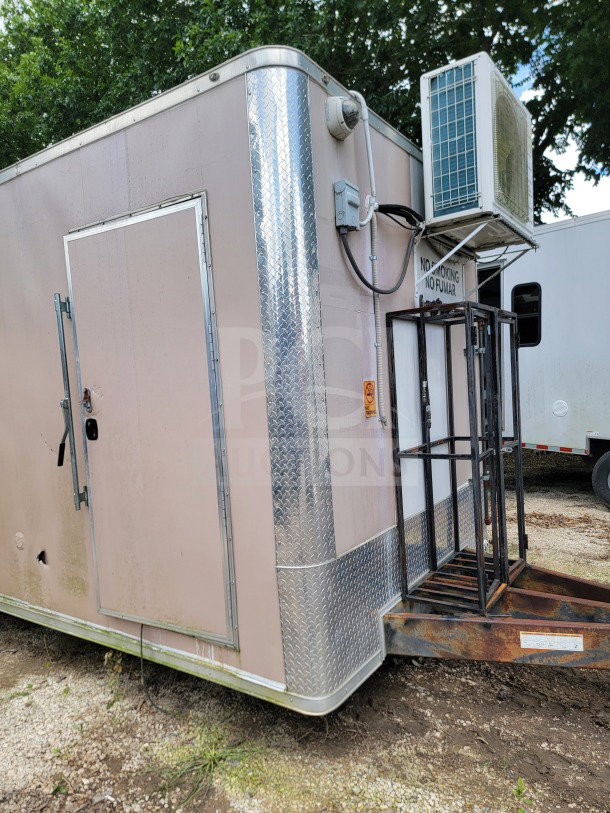 2021 BT&S 8.5' x 24' mobile kitchen trailer, tandem-axle, Mirage VentusX HVAC, VIN 1N9BE2428MD391107, features visible.