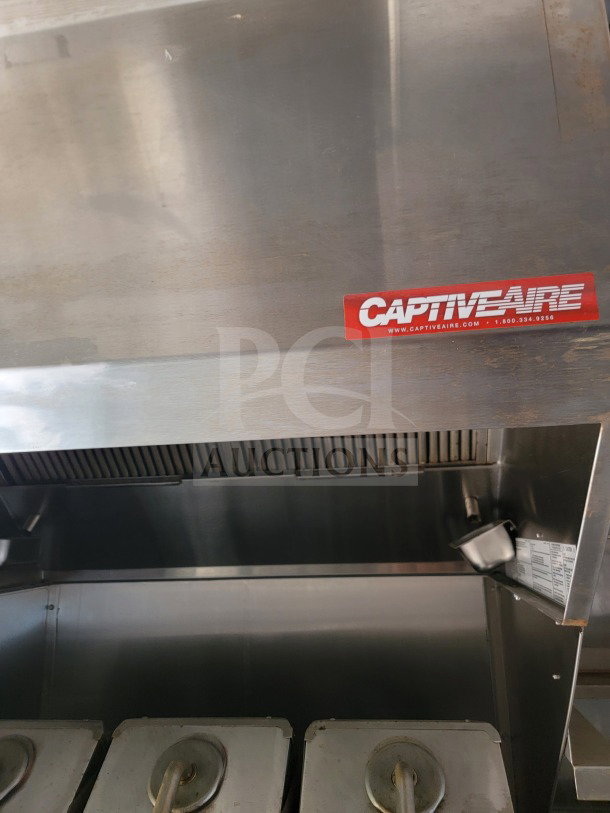 2021 Titanium Cargo 8.5' x 24' Mobile Kitchen Trailer with CaptiveAire hood and Randell & Frymaster suite, VIN 7PLBC2421MM000429.