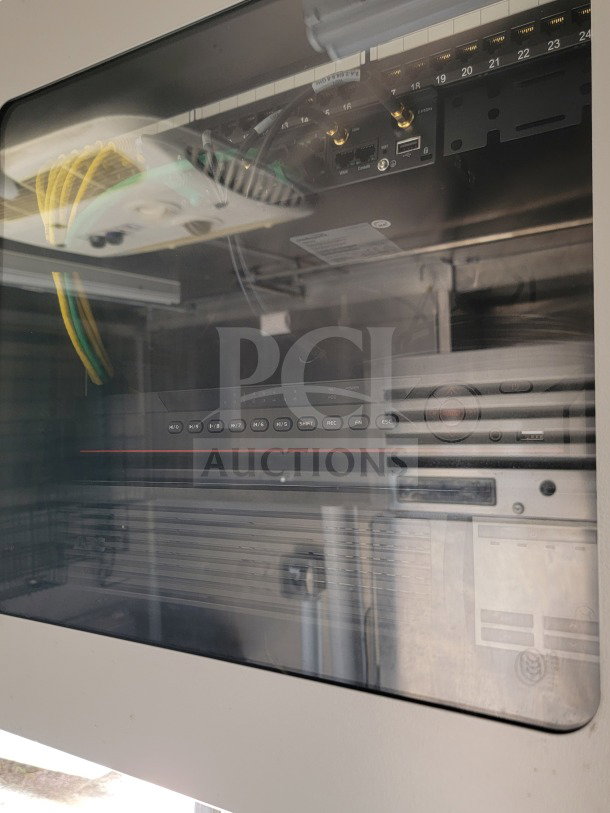 TITANIUM Cargo 8.5' x 24' mobile kitchen trailer, features CaptiveAire Hood, Randell and Frymaster suite, excellent condition.