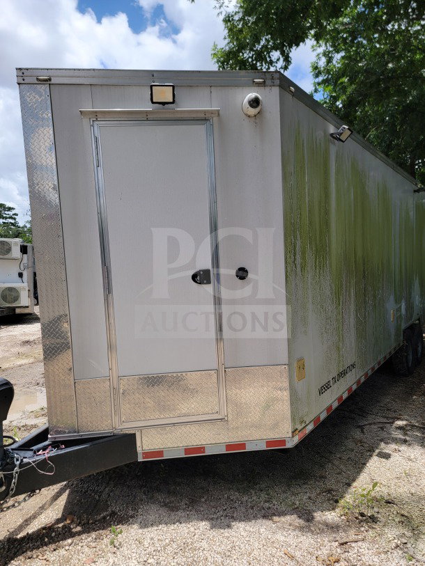 2021 SDG Southern Dimensions 8.5' x 26' mobile kitchen trailer, tandem-axle, CaptiveAire hood, Turbo Air/True refrigeration.