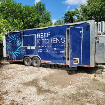 LOT #11 2019 Diamond Cargo 8.5' x 24' Tandem-Axle Mobile Commercial Kitchen Trailer — Supplemental Refrigeration Asset & Exterior Configuration | 14,000 LB GVWR | Serv-Ware Lineup | VIN 53NBE2425K1075392 See video link in description below 👇