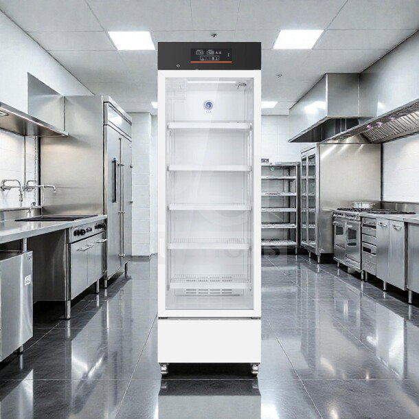 KoolMore KM-PHR-11C commercial pharmacy refrigerator, 11 Cu. Ft., brand new, UL listed, in original box, premium condition.
