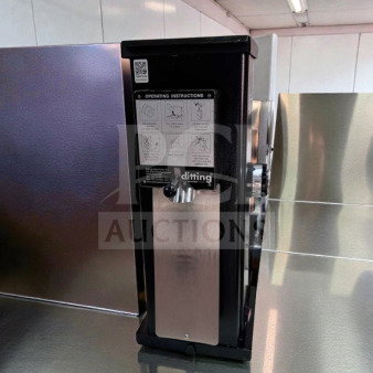 Ditting KR1203 commercial coffee grinder, excellent condition, Swiss made, 120V, ETL listed, fully tested, model DIT-L-COF-0520.