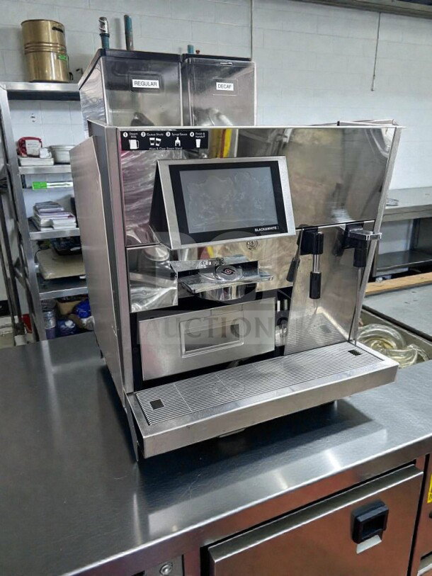 Thermoplan Black&White 3 BW3 commercial espresso machine, premium condition, fully operational, 208V, UL & NSF listed.